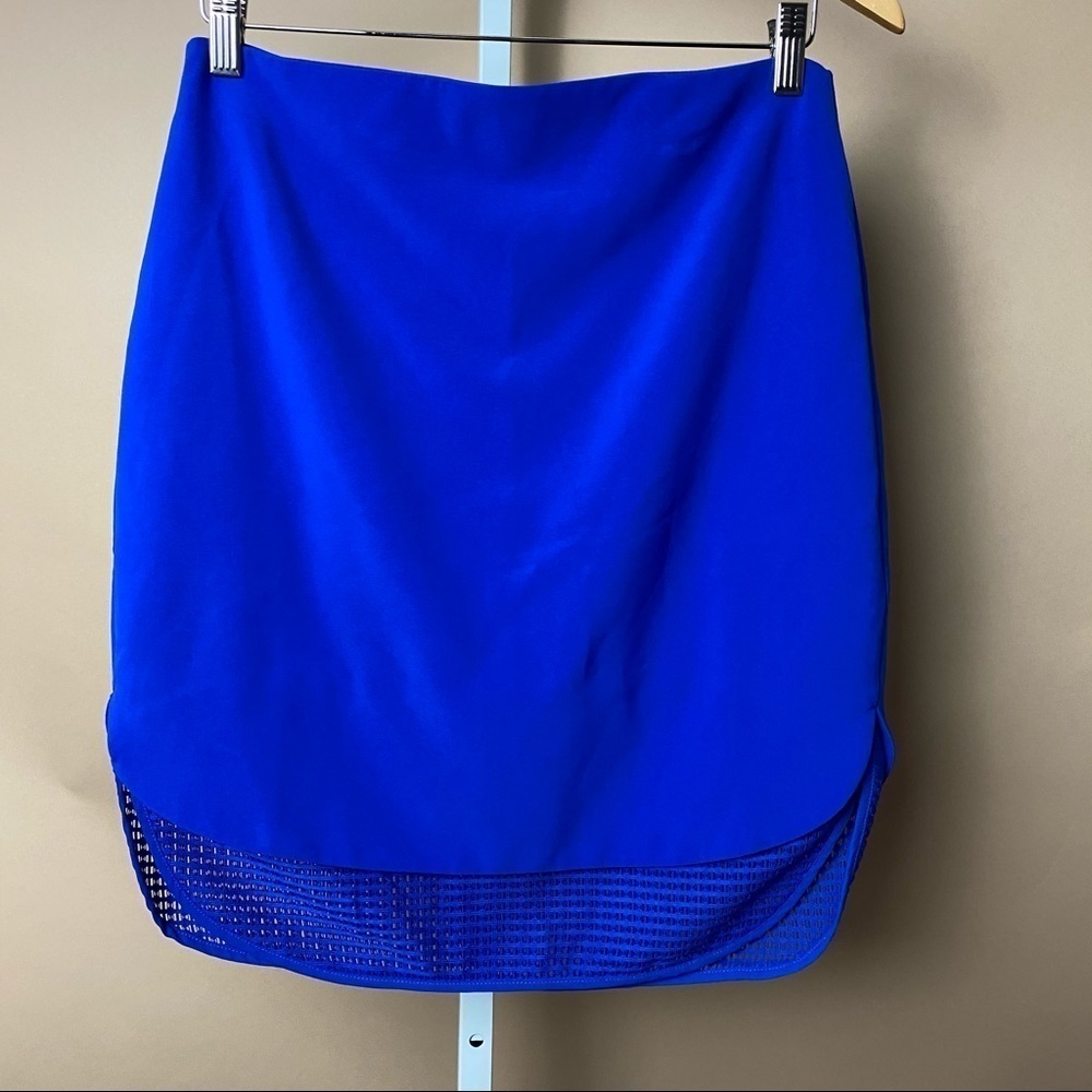 XOXO Cobalt Size 9 10 Juniors Deep Blue Skirt Career Professional Formal